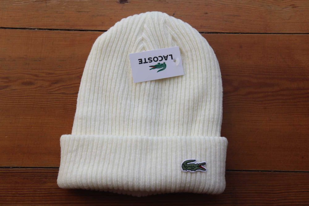 Gorro Branco Lacoste Homem/Mulher