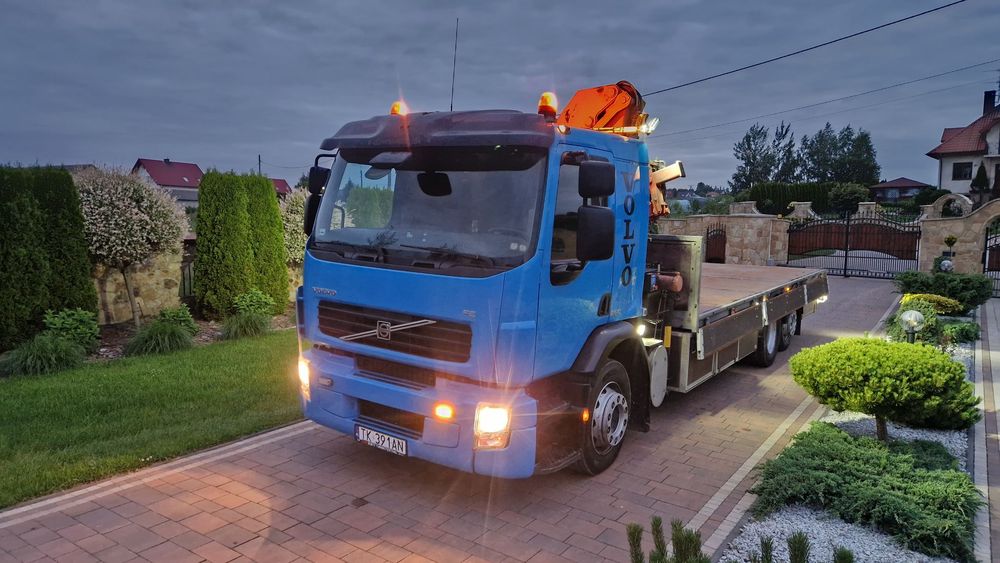 Volvo Fe 280  Autolaweta laweta platforma pomoc drogowa hds żuraw 3 ośka