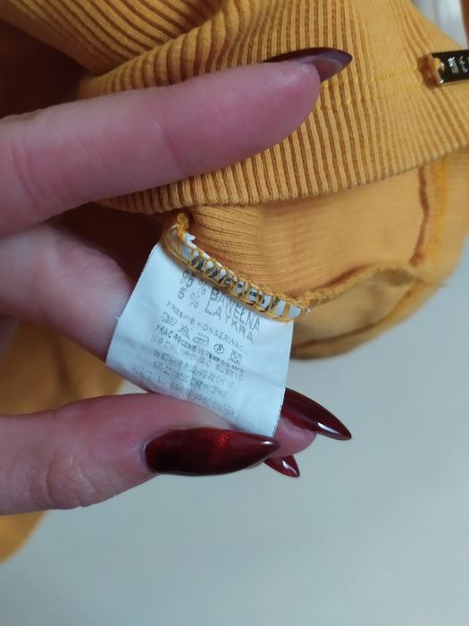 Damski pomarańczowy golf