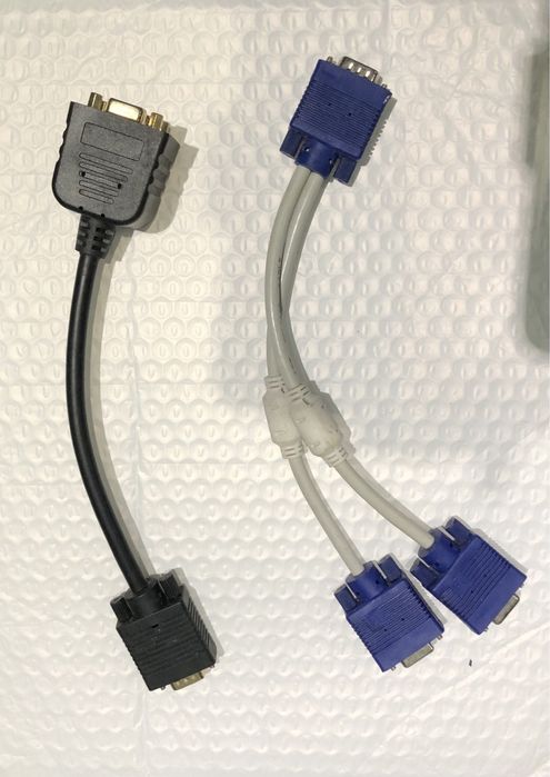 VGA splitter cable, multiplier, dual64409312547203120