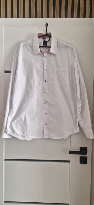 Biała koszula męska rozm.L/XL