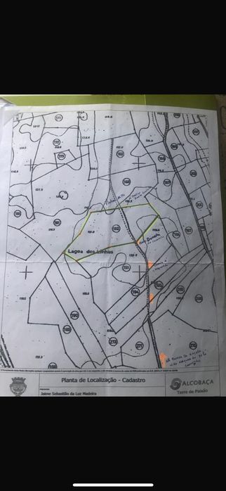 Terreno urbanizável com 9.305 m2 em Pataias, Alcobaça