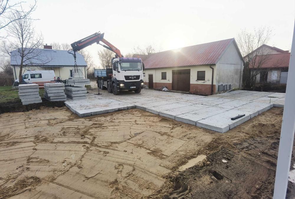 Płyta drogowa monowska blok betonowy oporowy