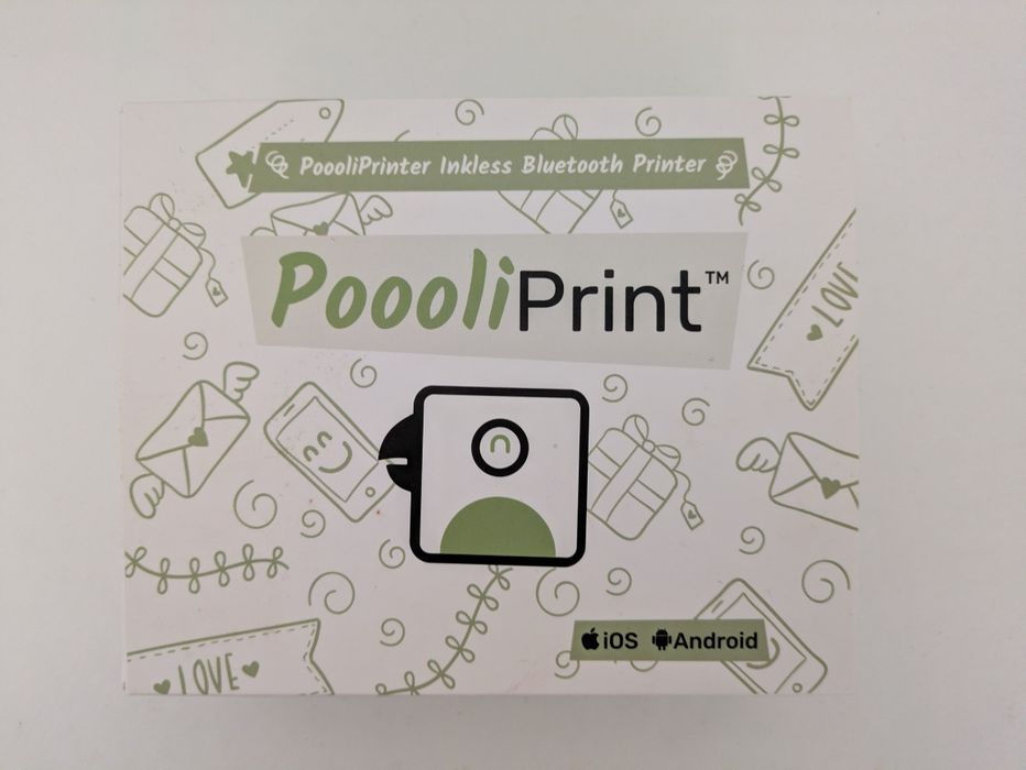 Mini Máquina impressão térmica Bluetooth Poooliprint