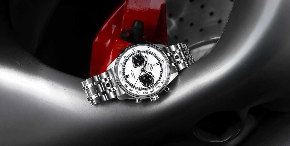 Yema Rallygraf Alpine Cup Series YMHF1589ALP-BM Męski Chronograf