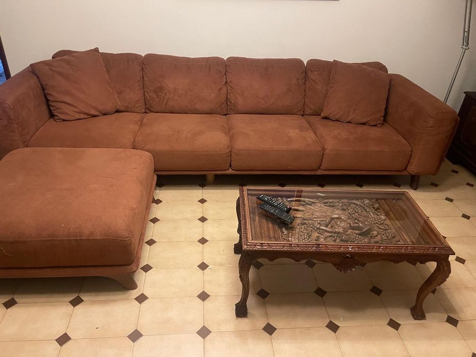 Sofa Just wood terracota