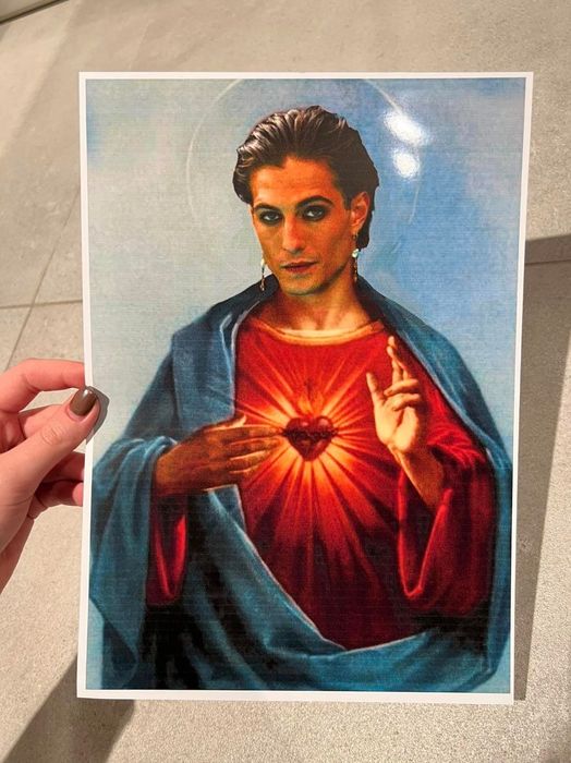 Plakat A4 kodak Damiano David maneskin