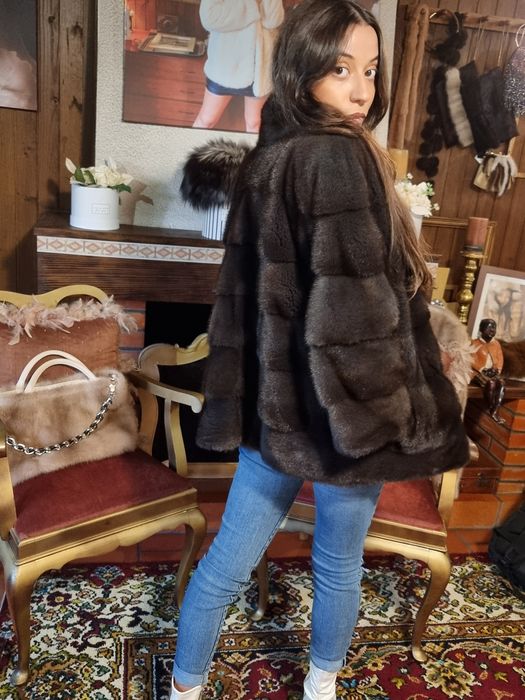 Casaco em pêlo natural de vison