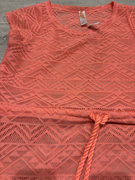 Nowa narzutka na plazę strój kąpielowy ażurowa ocean club rozm. M