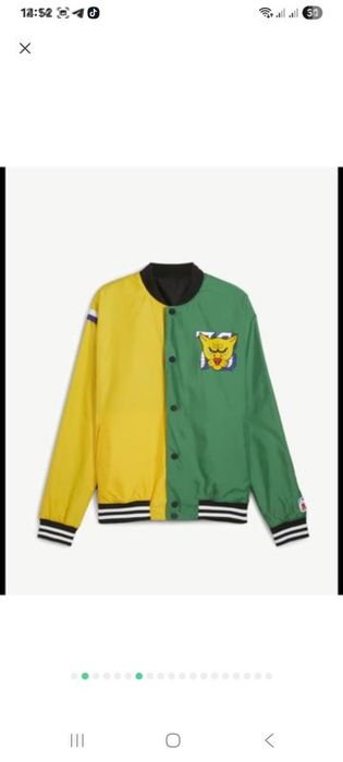 чоловіча двухстороння демісезонна куртка-бомбер Puma Crowd Craze Jacket