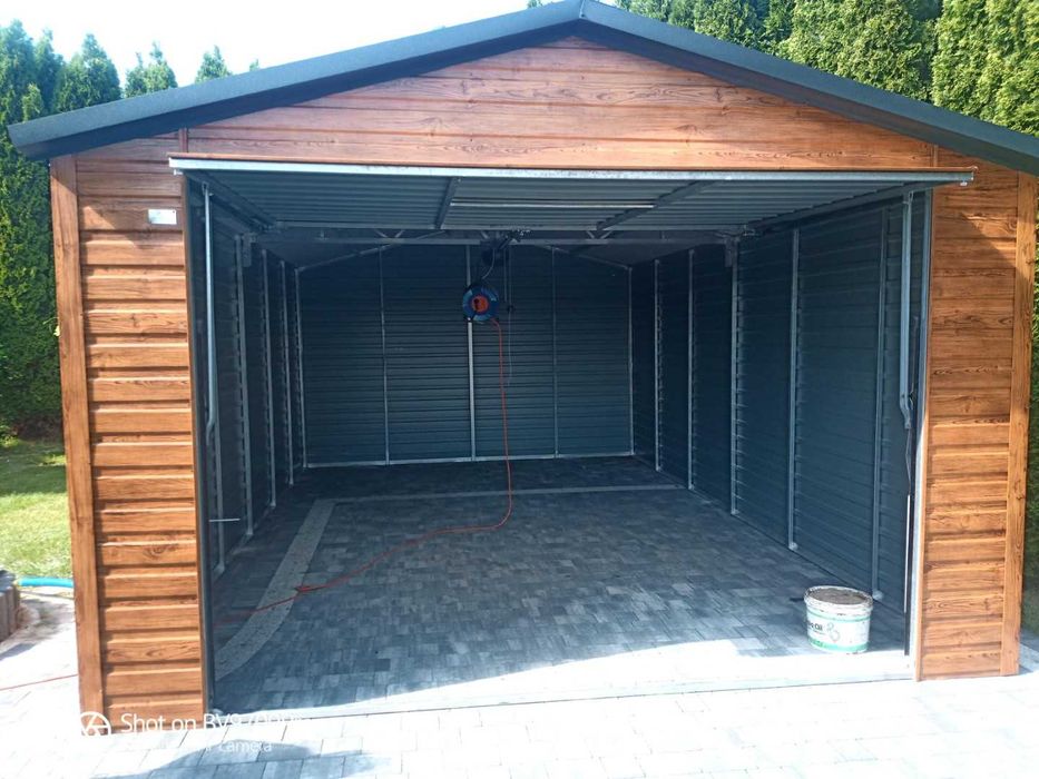 garaż multigloss drewnopodobny 4x6 4x5 4x7 profil solidny