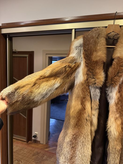 Futro z prawdziwego lisa Vintage