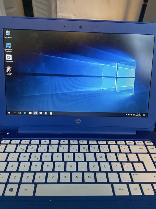 Pc hp azul como novo