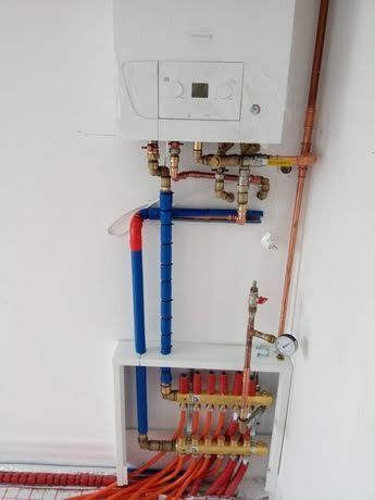 Instalacje gazowe i hydrauliczne.Wymiana pieców CO