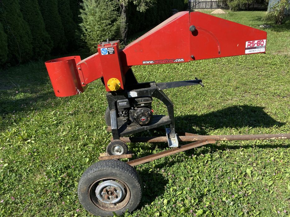 Rębak RS80 na podwoziu