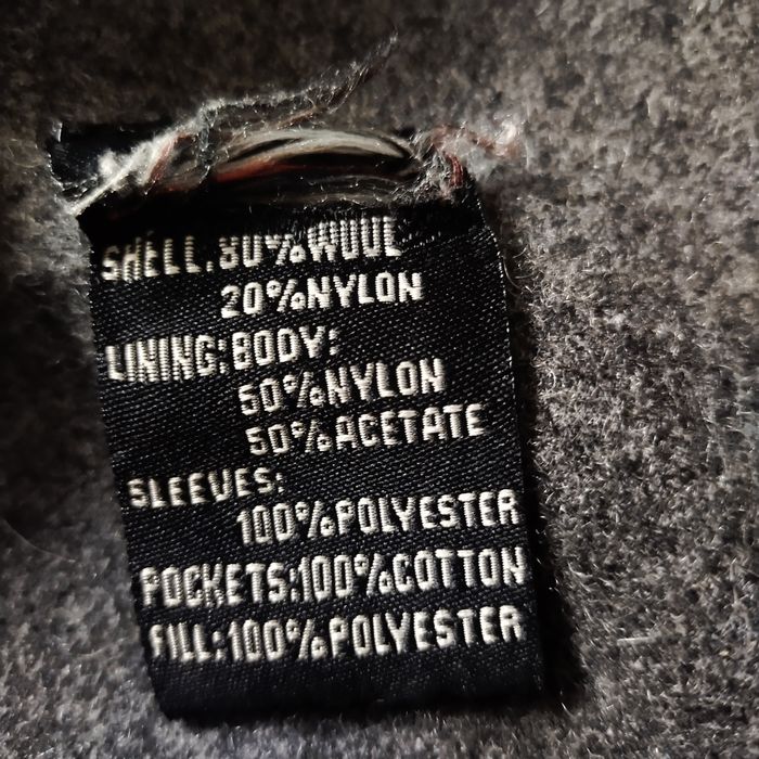 Świetna ciepła wełniana narzutka kardigan S M