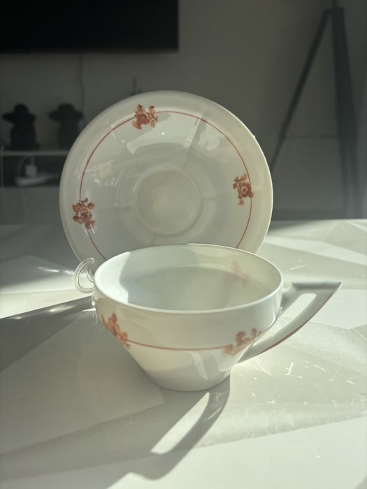 Chávena de Chá e Pires Vista Alegre – Vintage Art Déco
