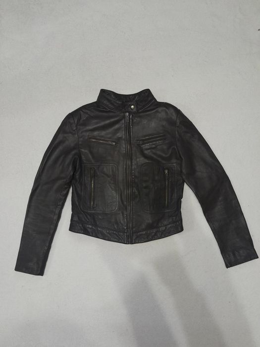 Женская кожаная куртка. Шоколадного цвета. Натуральная кожа