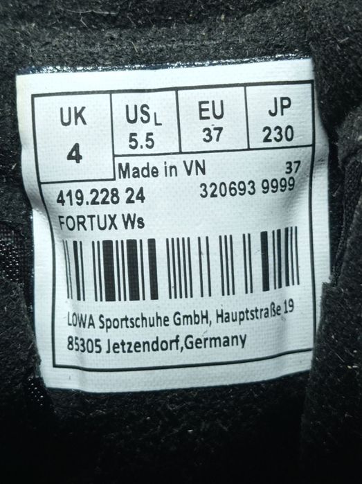 Кросівки LOWA Fortux 37,42,5,43,5р.