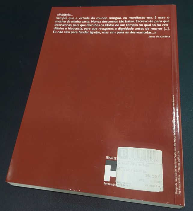 Carta de Jesus ao Papa