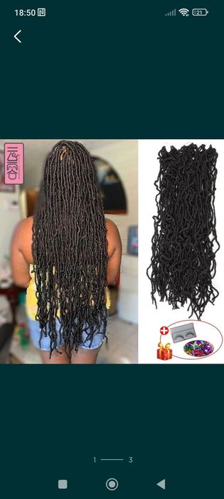 Włosy plecionki doczepy dredy zagęszczanie włosów