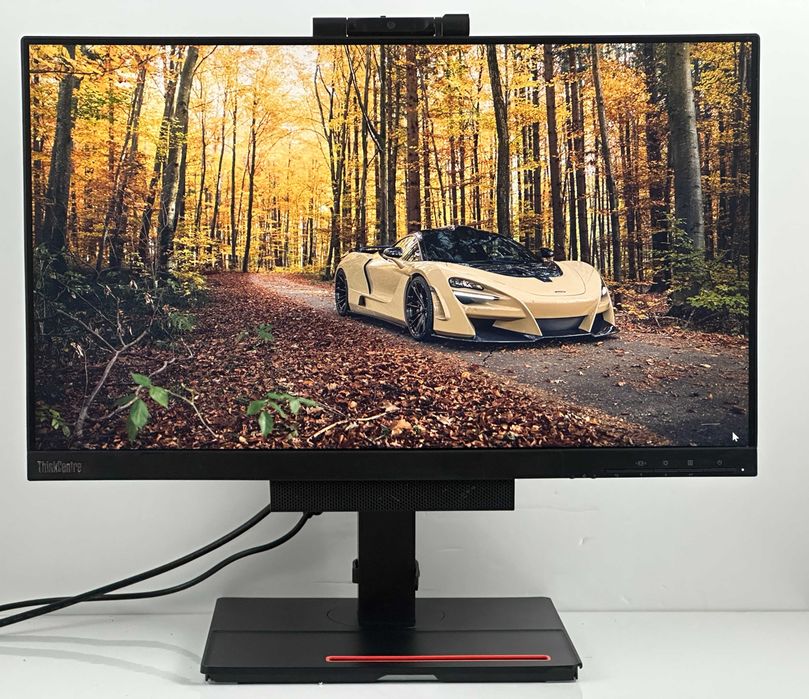 Mistrzowski Monitor Lenovo ThinkCentre Tio24 G4 FHD Głośniki Kamera + Zasilacz