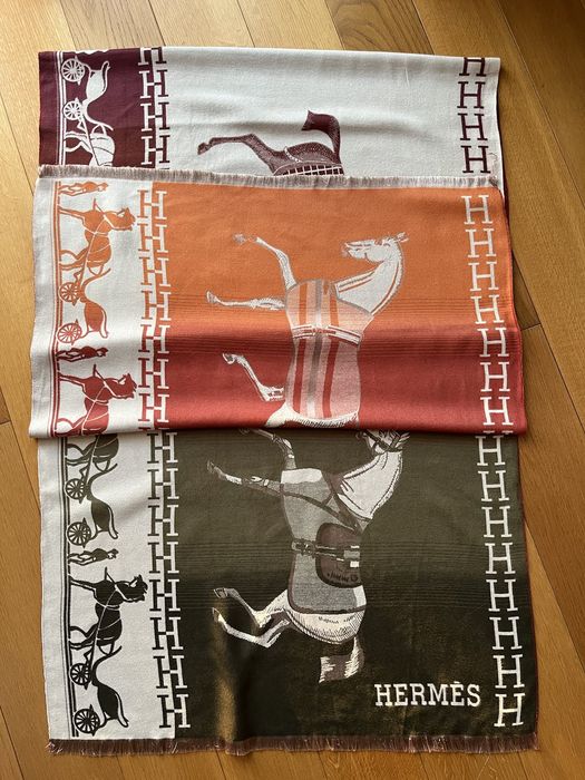 Шарф палантин Hermes