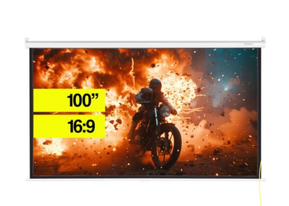 Projektor WANBO Vali 1 – Full HD 1080p / 900 ANSI / Wi-Fi / Bluetooth wraz z Ekranem