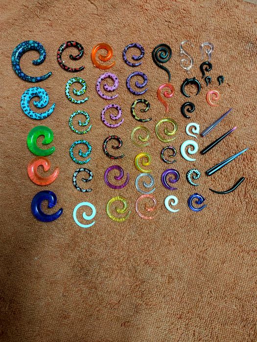 Pack de 46 alargadores diversos modelos, Novos em plástico