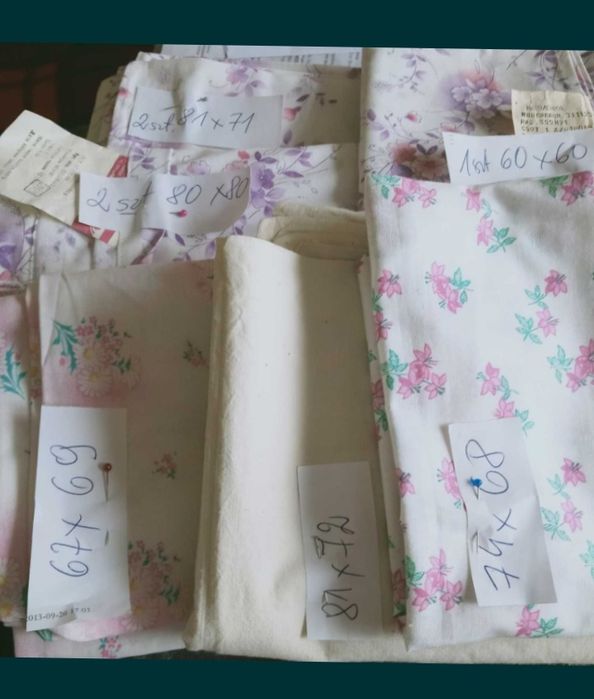 Komplet bawełnianej pościeli z ok.prl