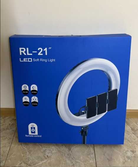 Професійна кільцева led Rl 21 лампа 54 см  сумка для зберігання ШТАТИВ