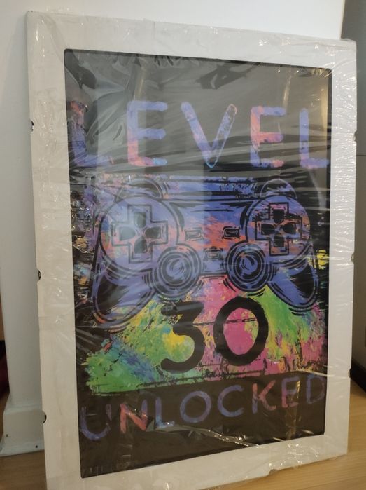 Cartaz Gamer Aniversariante 30 anos