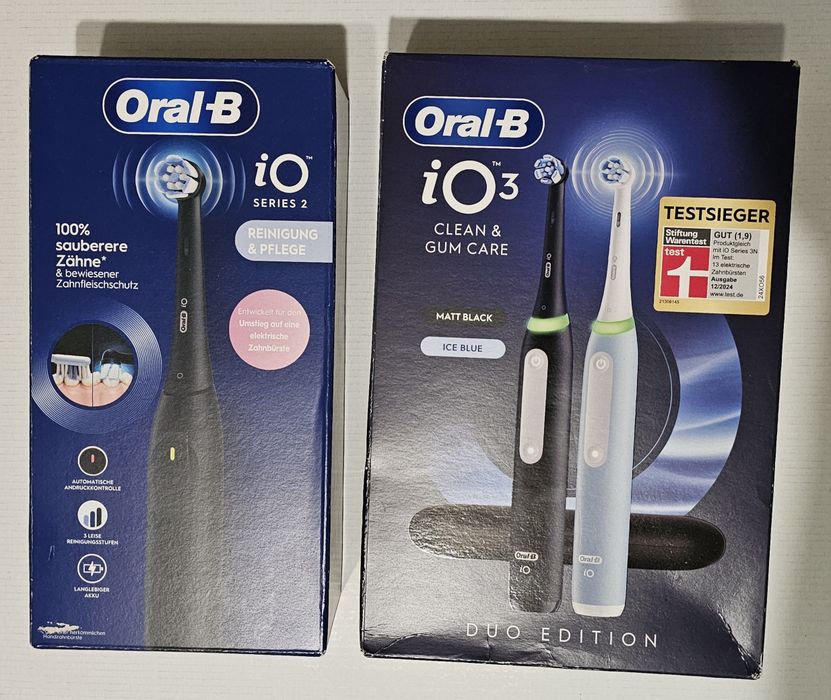 Електричні зубні щітки Oral-B іО 3s duo , iO 2s
