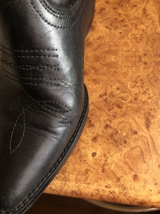 Ботинки казаки Bronx с натуральной кожи