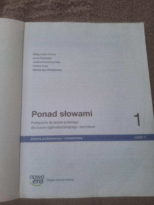 Ponad Słowami 1 cz.1 I cz.2