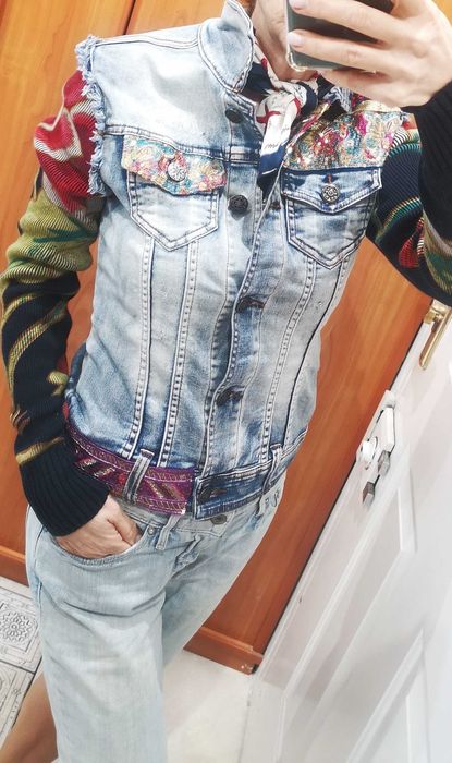 Desigual kurtka jeansowa 34/36