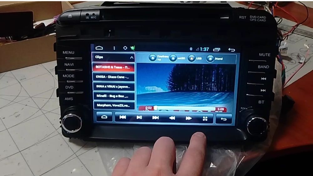 Kia sorento автоМагнітола Кіа Соренто від 2015 року