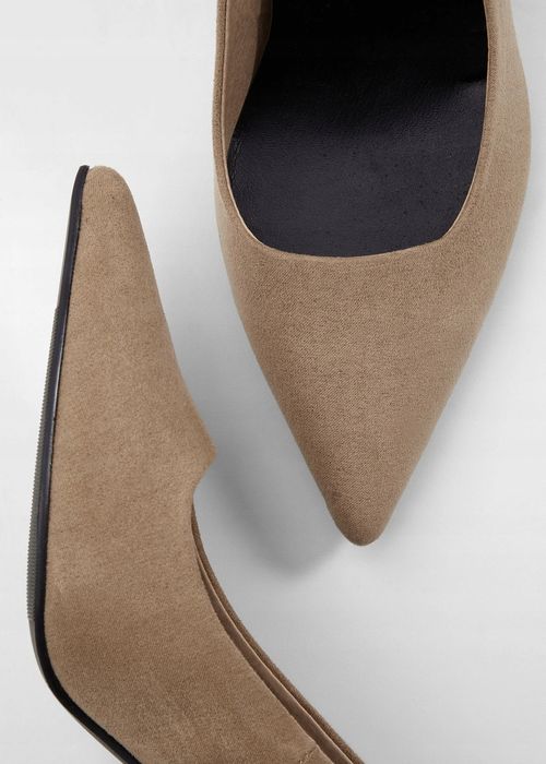 B.P.C czółenka karmelowe na ściętym obcasie 40.