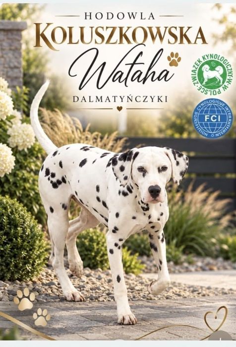 Piesek Dino Dalmatyńczyk ZKwP FCI