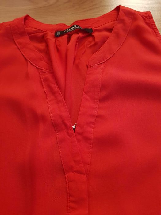 Czerwona bluzka Mango S