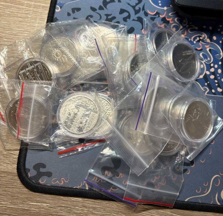 [Дивіться опис,там список монет] Продаж або Обмін монет України 25-22р