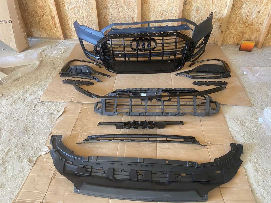 Audi Q7 Бампер передний в сборе 2020-2024 4M0-807-065-AD-GRU