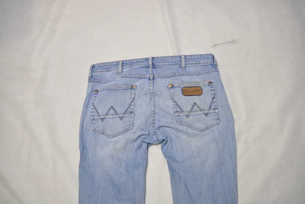 WRANGLER GREENSBORO XL 98cm 38/31 męskie spodnie jeansowe straight slim stretch s10v