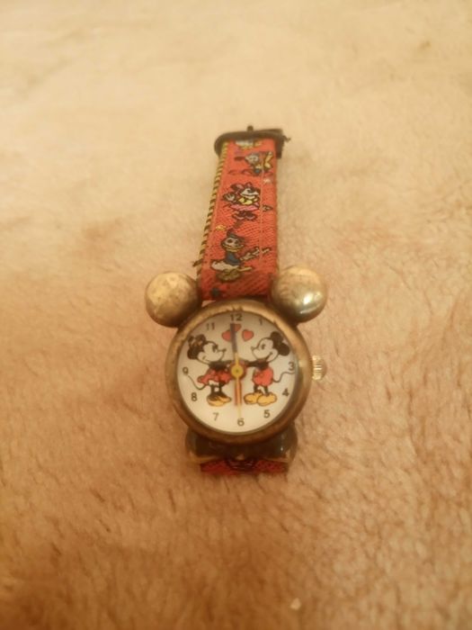 Zegarek damski Disney Myszka Miki Quartz Japan PRL