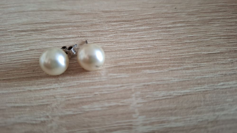 Kolczyki perełki kulki