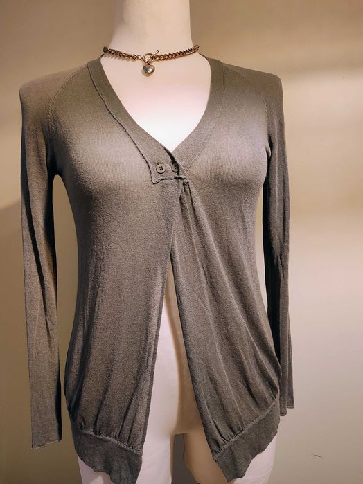 Manila Grace nowy szary sweterek S/M kardigan