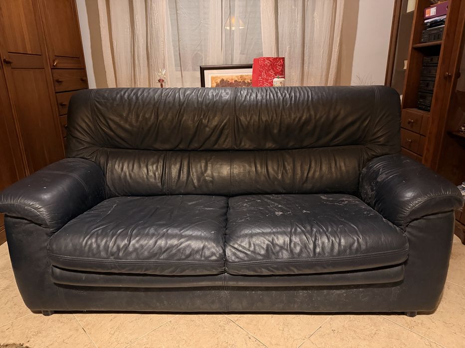 Sofa em Pele de 2 lugares