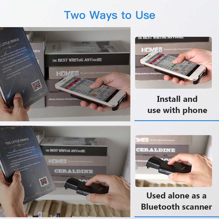 Сканер штрихкодов на телефон Eyoyo EY-017 2D Bluetooth, Android IOS