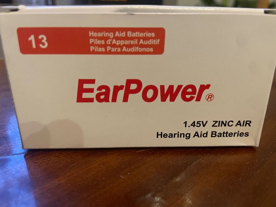 Baterie do aparatów słuchowych EARPOWER ROZ.13