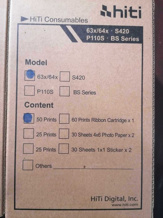 Drukarka do zdjęć HITI 640 ID + papier